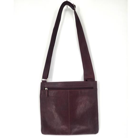 Radley London Dark Brown Pebbled Leather Crossbody Bag - Picture 2 of 12